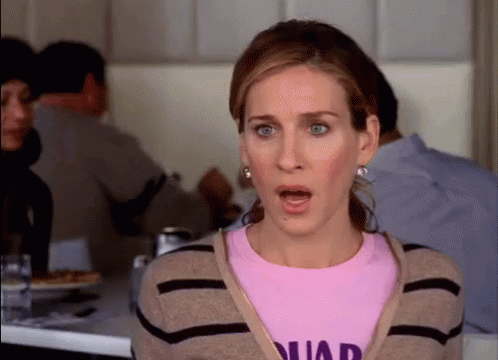 Excuse Me GIF - Carrie SexAndTheCity Shocked GIFs