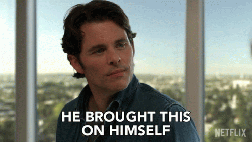 19 Legal Fight Stories Where Involved Parties Managed To Screw Themselves Up He Brought This On Himself Ben Wood GIF - HeBroughtThisOnHimself BenWood JamesMarsden GIFs