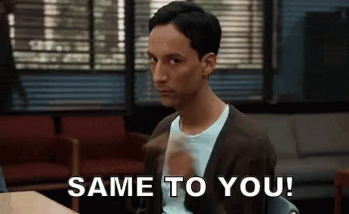 Same To You! GIF - SameToYou Community DannyPudi - Discover & Share GIFs