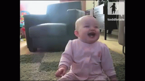 Photo for funny baby laugh gif