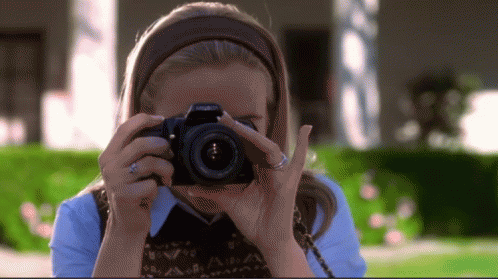 Clueless - Cher Taking Photos GIF - Clueless Photo Taking - Discover &  Share GIFs