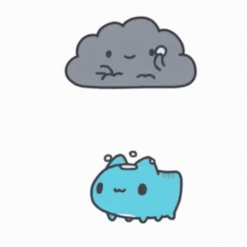 Gray Clouds Rain GIF - GrayClouds Rain Cute - Discover & Share GIFs