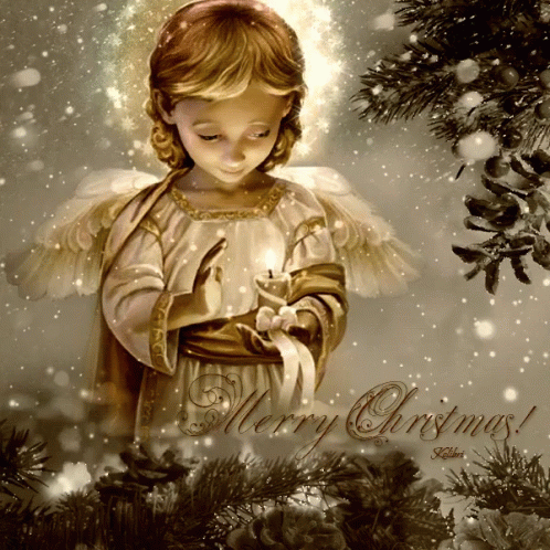 Angel Merry Christmas GIF - Angel MerryChristmas Greetings - Discover & Share GIFs