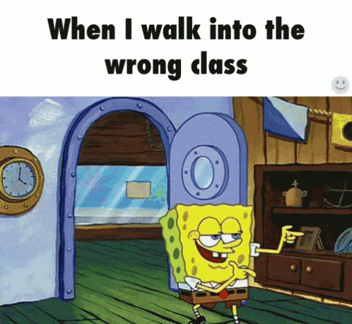 Image result for wrong class gif