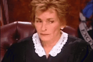Judge Judy Isnt Havin It GIF - JudgeJudy FacePalm Stressed GIFs