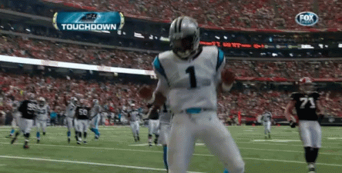 Cam GIF - Newton Touchdown Panthers - Discover & Share GIFs
