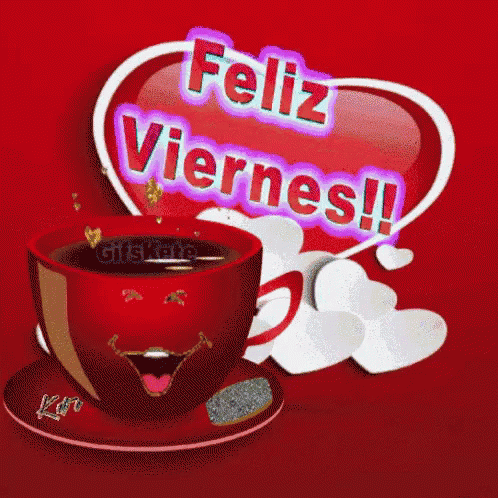 Feliz Viernes GIF - Coffee FelizViernes - Descubre & Comparte GIFs