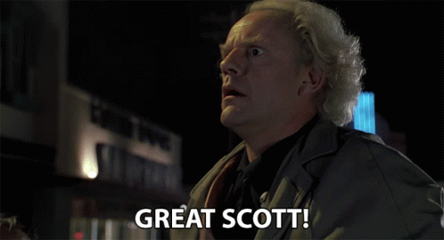 Great Scott Surprised GIF - GreatScott Surprised Amazed GIFs
