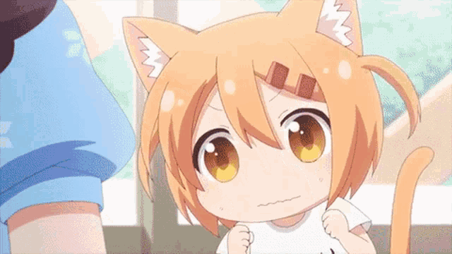 Anime lip bite