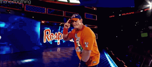 John Cena Entrance GIF - JohnCena Entrance Salute ...