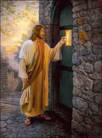 Jesus Knocks GIF - JesusKnocks - Discover & Share GIFs