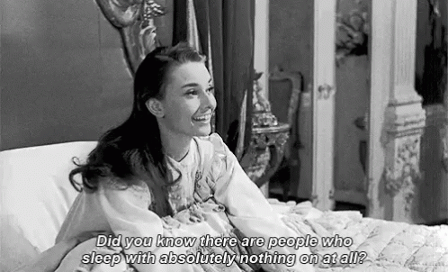 audrey hepburn sleep with
