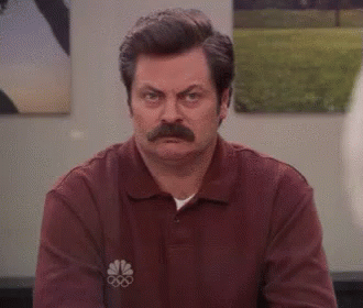 Image result for ron swanson gif angry