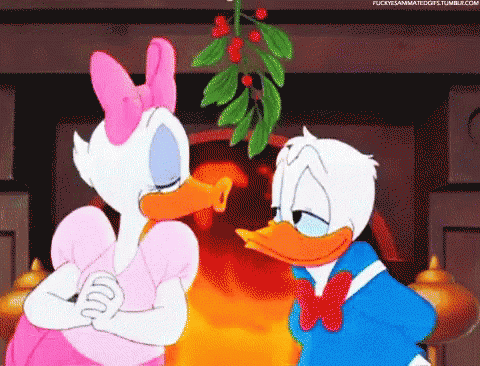 キス きす ディズニー ドナルドダック デイジーダック Gif Kiss Disney Donald Discover Share Gifs