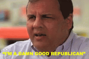 Image result for chris christie gif