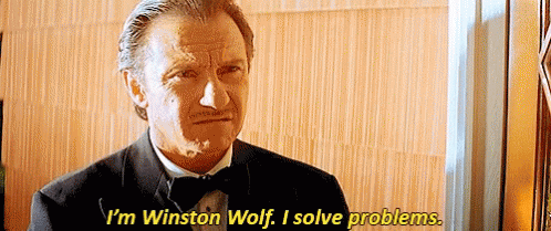 Image result for winston wolf gif