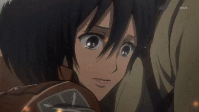 mikasa ackerman anime gif