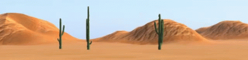 desert with tumbleweed gif