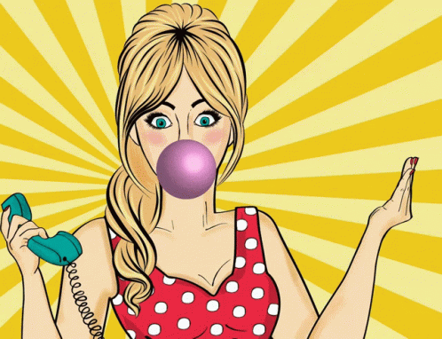 bubble gum girl