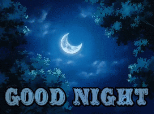 Good Night Moon GIF - GoodNight Moon NightSky - Discover & Share GIFs
