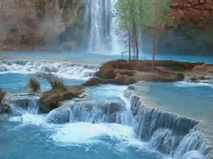 water fall gif water