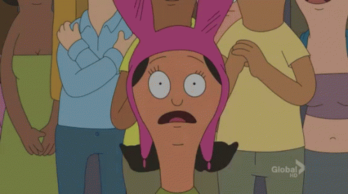 Bobs Burgers Louise Belcher GIF - BobsBurgers LouiseBelcher Shocked - Discover & Share GIFs