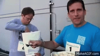 Image result for office carbo load gif