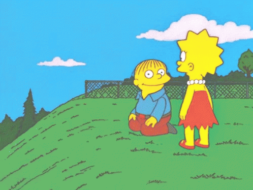 Simpsons GIF - caída