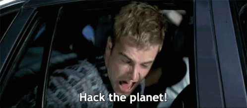 Hack The Planet Scream GIF - HackThePlanet Hack Scream GIFs