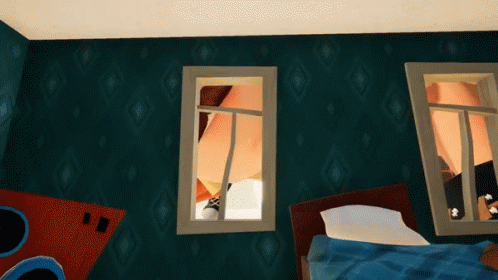 Peek Hello Neighbor GIF - Peek HelloNeighbor TinyBuildGames ...