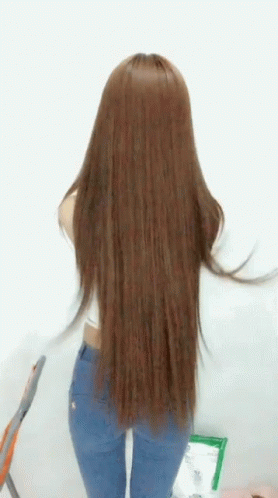 Гифка для чего девушке длинные волосы