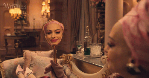 Mirror Grand High Witch GIF - Mirror GrandHighWitch AnneHathaway - Discover & Share GIFs