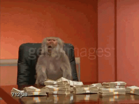 Money Monkey GIF - Money Monkey Cash - Discover & Share GIFs