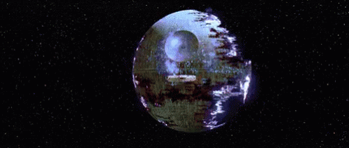 Death Of The Death Star - Star Wars GIF - StarWars MilleniumFalcon Explosion - Discover &amp; Share GIFs