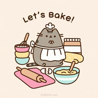 Lets Bake Baking GIF - LetsBake Baking Pusheen - Descubre ...