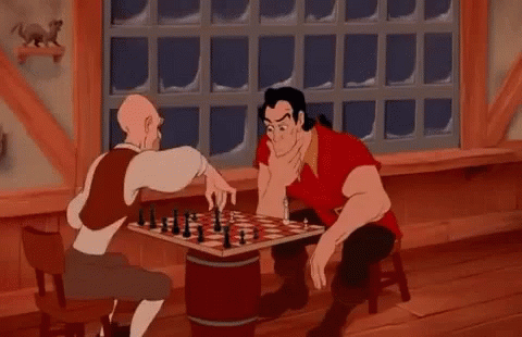Gaston Chess GIF - Gaston Chess BeautyAndTheBeast - Discover ...