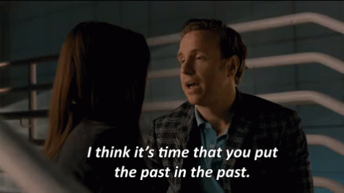 I Think It's Time You Put The Past In The Past. GIF - RafeSpall PastIsPast MoveOn GIFs