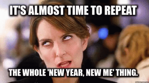 New Year New Me Thing GIF - NewYearNewMe TinaFey EyeRoll GIFs