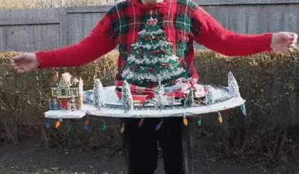 Christmas Sweater GIF - ChristmasSweater UglyChristmasSweater GIFs