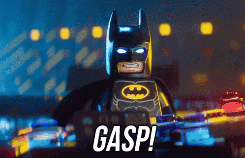 GASP! GIF - LegoBatman Gasp Lego - Discover & Share GIFs