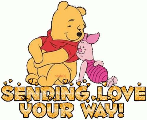 Sending me your loving. Sending Extra Love. Винни 31. Winnie the Pooh Neo. Открытки с днём объятий Винни.