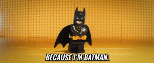 BECAUSE I'M BATMAN. GIF - LegoBatman ImBatman Lego - Descubre & Comparte GIFs