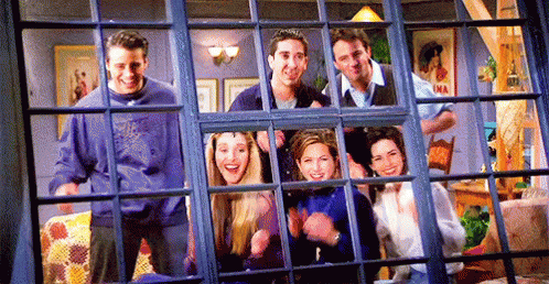 When Someone From Your Crew Finally Goes On A Date GIF - Friends Clapping Support - Discover & Share GIFs