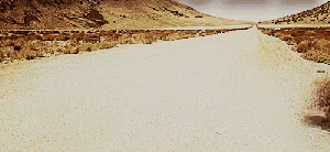 empty desert tumbleweed gif