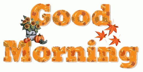 Image result for good morning autumn gif