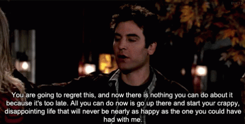 Tedmosby HIMYM GIF - Tedmosby HIMYM RegretThis GIFs