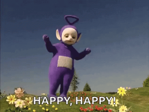 Excited Teletubby
