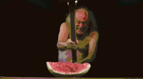 Image result for smashing a watermelon gifs