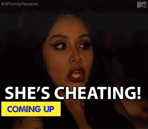 shes cheating mad gif