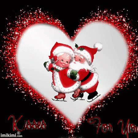 Santa Claus Love GIF - SantaClaus Love Heart - Discover ...